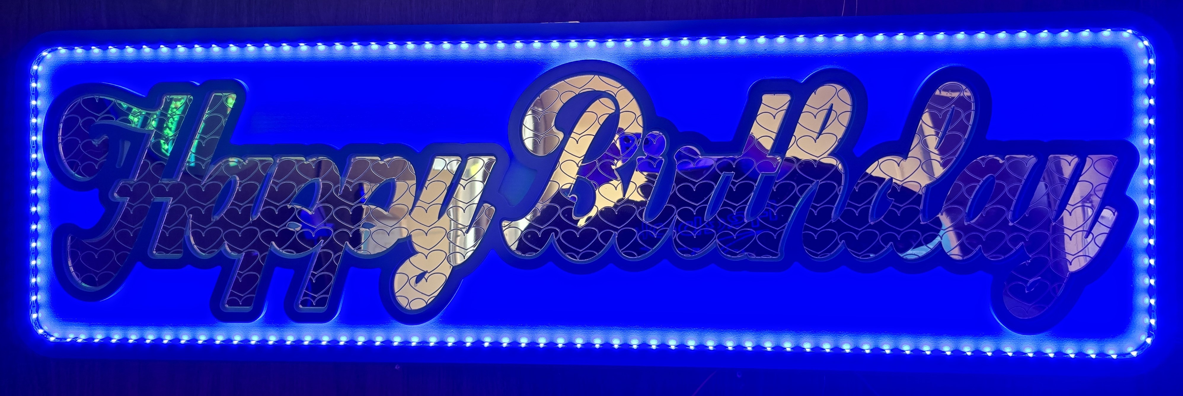 Modern Edge-Lit LED Sign